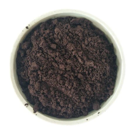 Pigmentos de tinta cerámica marrón oscuro